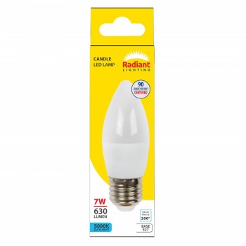 Globe Led Candle 7W ES Rad, RADIANT - Cashbuild