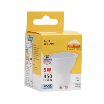 Globe Led Gu10 5W Rad, RADIANT - Cashbuild