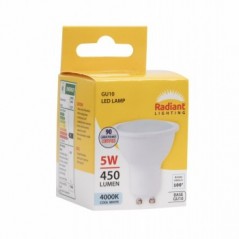 Globe Led Gu10 5W Rad, RADIANT - Cashbuild