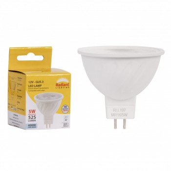 Globe Led Mr16 Gu5.3W 12V Rad, RADIANT - Cashbuild