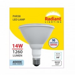 Globe Led Refl Par38 14W ES Rad, RADIANT - Cashbuild