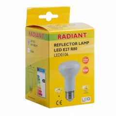 Globe Led Refl R80 10W ES Rad, RADIANT - Cashbuild