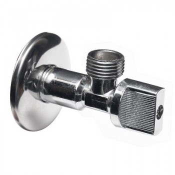 Angle Valve Reg Chrome 15X15mm,  - Cashbuild