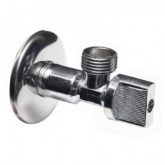 Angle Valve Reg Chrome 15X15mm,  - Cashbuild