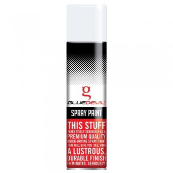 gluedevil Spray Paint Satin White, Glue Devil - Cashbuild