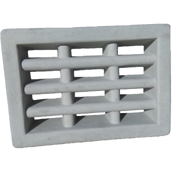 Concrete Airbrick 55mm Grey,  - Cashbuild