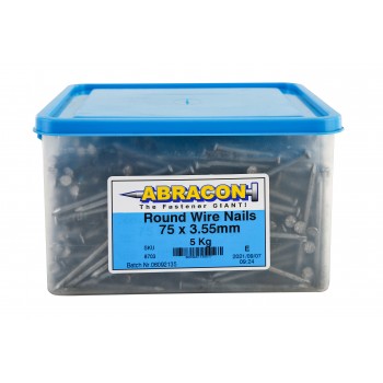 Nails SABS 5kg/75X3.55mm,  - Cashbuild
