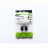 Black Curtain Track End Caps Quantity:2,  - Cashbuild