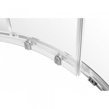 Entrée Shower Door Quarter Round Chrome 900x900x1850mm, ENTRÉE - Cashbuild