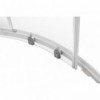 Entrée Shower Door Quarter Round White 900x900x1850mm, ENTRÉE - Cashbuild