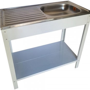 Cam Africa Kitchen Unit Single Sink Light 915X460x870