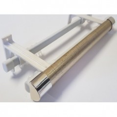 Double Curtain Track 1.5M German/Silver,  - Cashbuild
