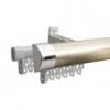 Double Curtain Track 2.0M German/Silver,  - Cashbuild