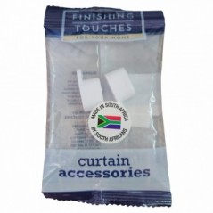 Curtain Track "C" Rail End Caps Quantity:2,  - Cashbuild