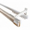 Double Curtain Track 2.5M German/Silver,  - Cashbuild