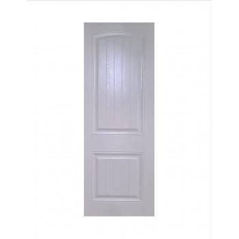 Door 2 Panel White Deep Moulded Cape Dutch Vertical Slates,  - Cashbuild
