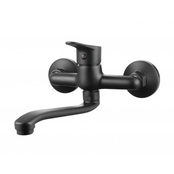 Quartz Sink Mixer Wall Type Black,  - Cashbuild