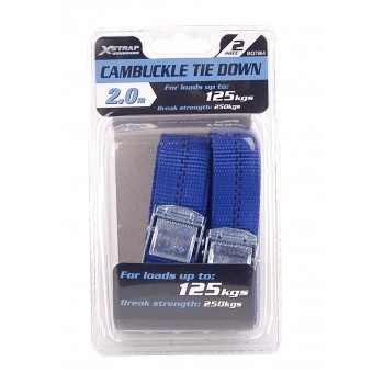 Motoquip Cam Buckle Tie Down Quantity:2, Moto-Quip - Cashbuild