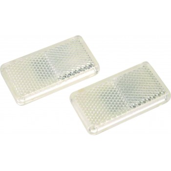 Motoquip Reflector Clear Self Adhesive Quantity:2, Moto-Quip - Cashbuild