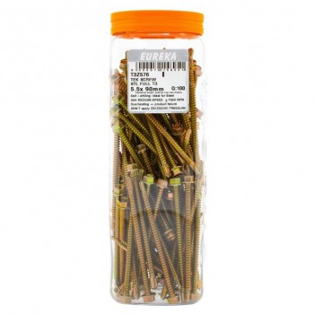 Eureka Tek Screw Stl Full T3 5 5X 70mm Quantity:100, EUREKA - Cashbuild