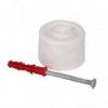 Round Door Stop White, TROJAN - Cashbuild