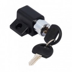 Patio Door Night Latch (Push Lock) Matt Black, TROJAN - Cashbuild