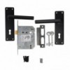 3L Cp Lock And Aluminium Como Tube Handle Matt Black, TROJAN - Cashbuild