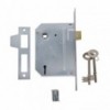 2 Lever Economy Mortice Lock Insert Chrome Plated, TROJAN - Cashbuild