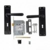 3L Cp 8Inch Lockset Oxford Matt Black, TROJAN - Cashbuild