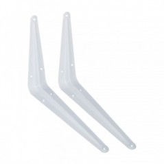 Shelf Bracket 200X250mm White (Pair), TROJAN - Cashbuild