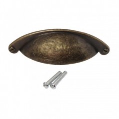 Buttercup Handle 64mm -Antique Brass, TROJAN - Cashbuild