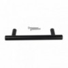 Stainless Steel Hollow Bar Handle 96mm - Matt Black, TROJAN - Cashbuild