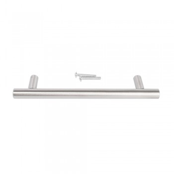 Stainless Steel Hollow Bar Handle 128mm, TROJAN - Cashbuild