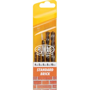 Ruwag Masonry Drill Bit Set 5 Piece, Ruwag - Cashbuild
