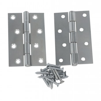 Butt Hinge Steel Zinc Plated 100mm, TROJAN - Cashbuild
