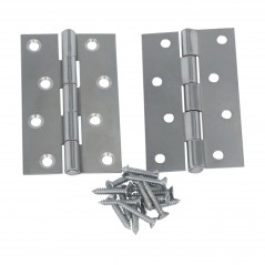 Butt Hinge Steel Zinc Plated 100mm, TROJAN - Cashbuild