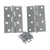 Butt Hinge Steel Zinc Plated 100mm, TROJAN - Cashbuild