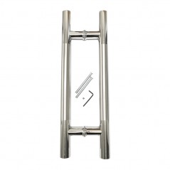 Two-Tone Stainless Steel Straight Pull Handle 32X300X450mm, TROJAN - Cashbuild