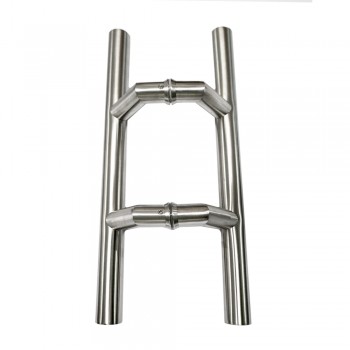 Two-Tone Stainless Steel Mitre T Pull Handle 32X150X400mm, TROJAN - Cashbuild
