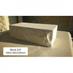 Block Brick Concrete Sandstone 450X140X220mm,  - Cashbuild