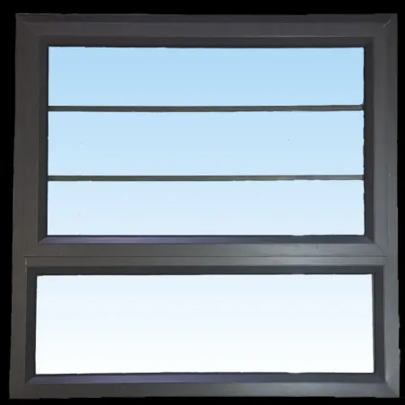 Window Frame Aluminium 28-PT99 Clear with Burglar Bar Bronze,  - Cashbuild