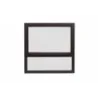 Window Frame Aluminium ECO-PT99 Obscure 26X890X890 Bronze,  - Cashbuild