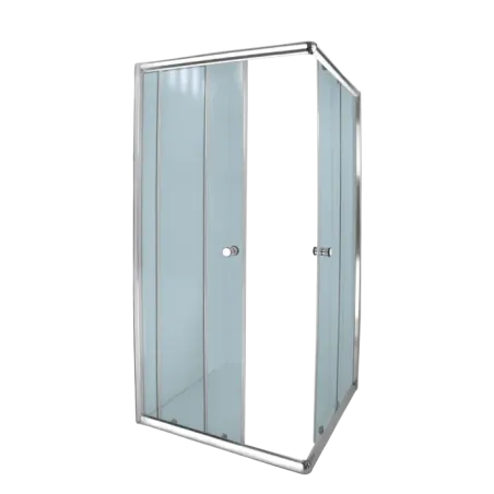 Aqua Lux Corner Entry Shower Door Chrome 880X880mmx1.85M,  - Cashbuild