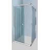 Aqua Lux Corner Entry Shower Door Chrome 880X880mmx1.85M,  - Cashbuild