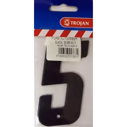 Number Plastic Small Black 95mm No. 5,  - Cashbuild