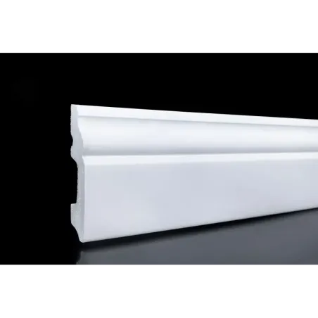 Skirting Poly Class 16X240X90mm White, UPPER EDGE - Cashbuild