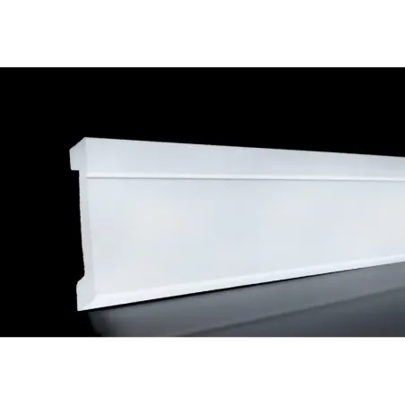 Skirting Poly Mod 16X240X90mm White, UPPER EDGE - Cashbuild