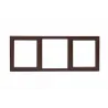Window Frame Aluminium 28-PTT156 Bronze 28mmx1.5mx590mm