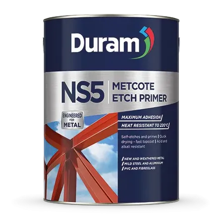 Duram NS5 Metcote Etch Primer Red 5L