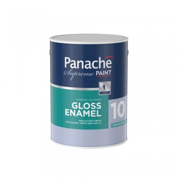 Panache High Gloss Enamel Pwd Brown 5L, Panache - Cashbuild